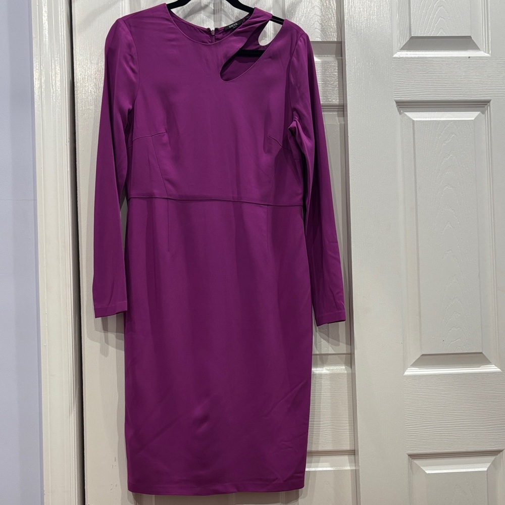 Raoul Purple Long Sleeve Dress